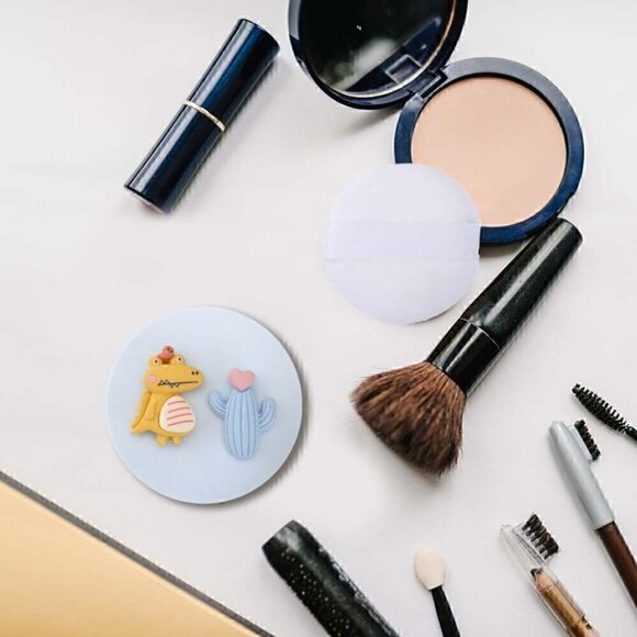 Loose Powder Box Refillable Cosmetic Jar Pot Cosmetic Container Face Powder Sift - Picture 3 of 8